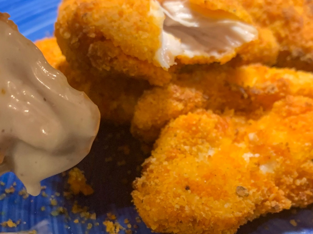 Pollo empanizado con&nbsp;doritos