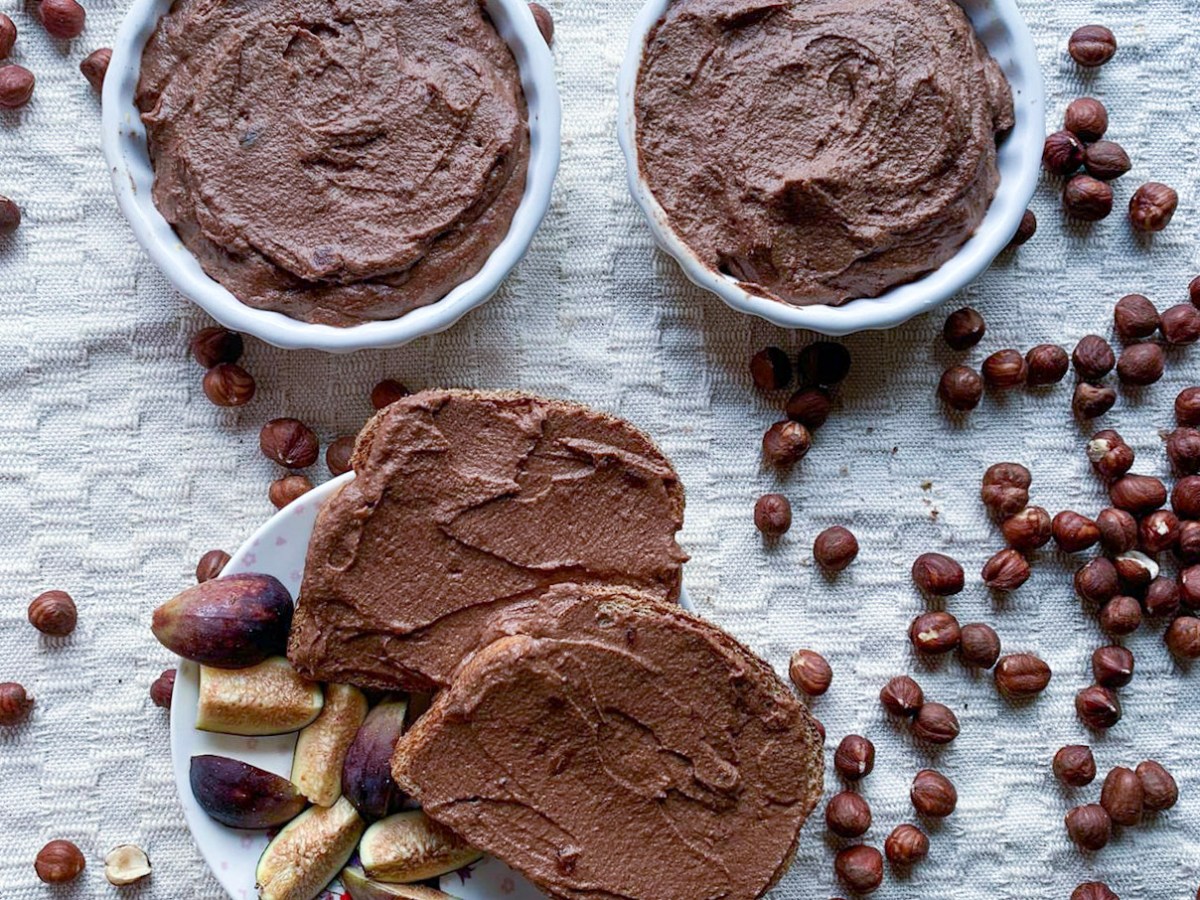 Nutella casera súper ligera (sin azúcar&nbsp;añadida)